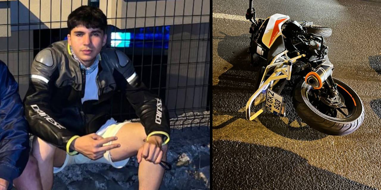 Genç motosikletli talihsiz şekilde öldü: Yayaya çarpıp yola devrildi üzerinden otomobil geçti