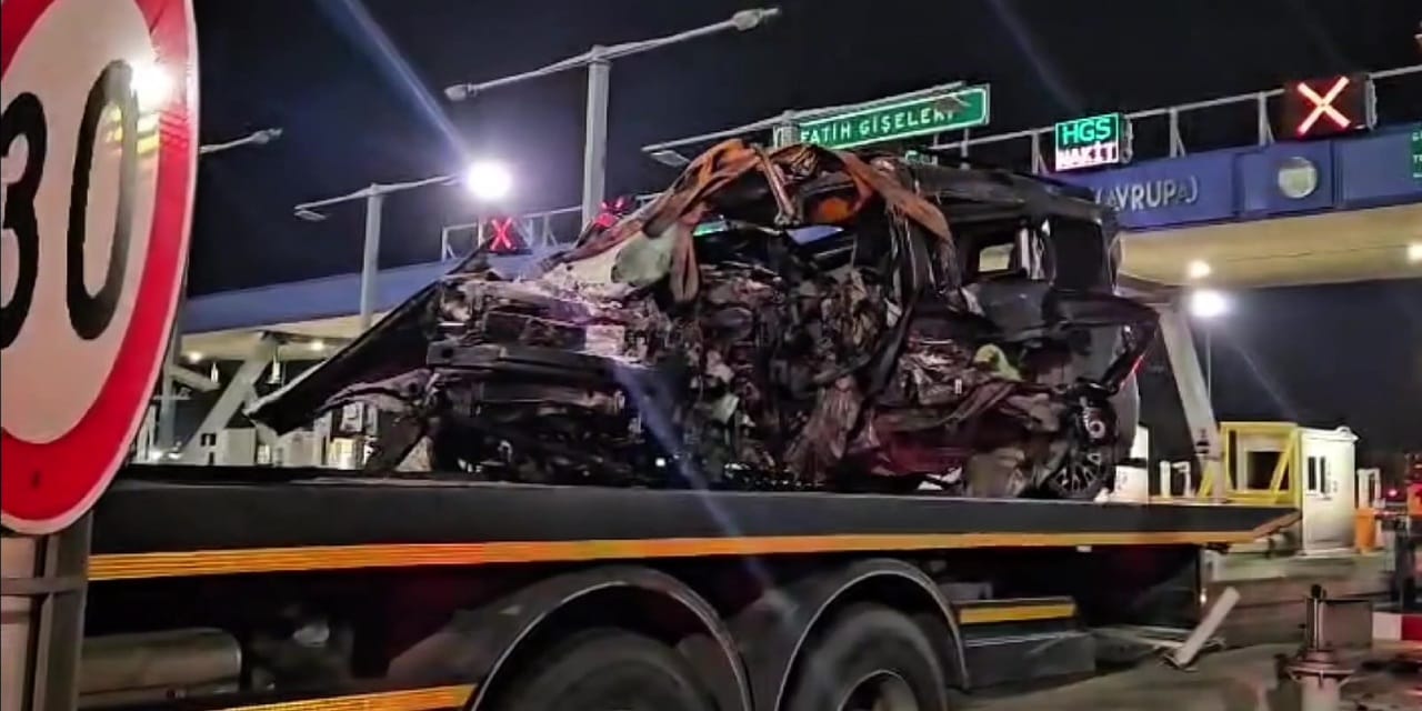 Kuzey Marmara Otoyolu gişelerinde feci kaza