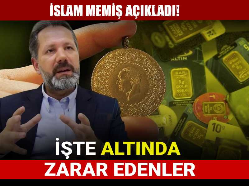 İslam Memiş açıkladı: İşte altında zarar edenler!
