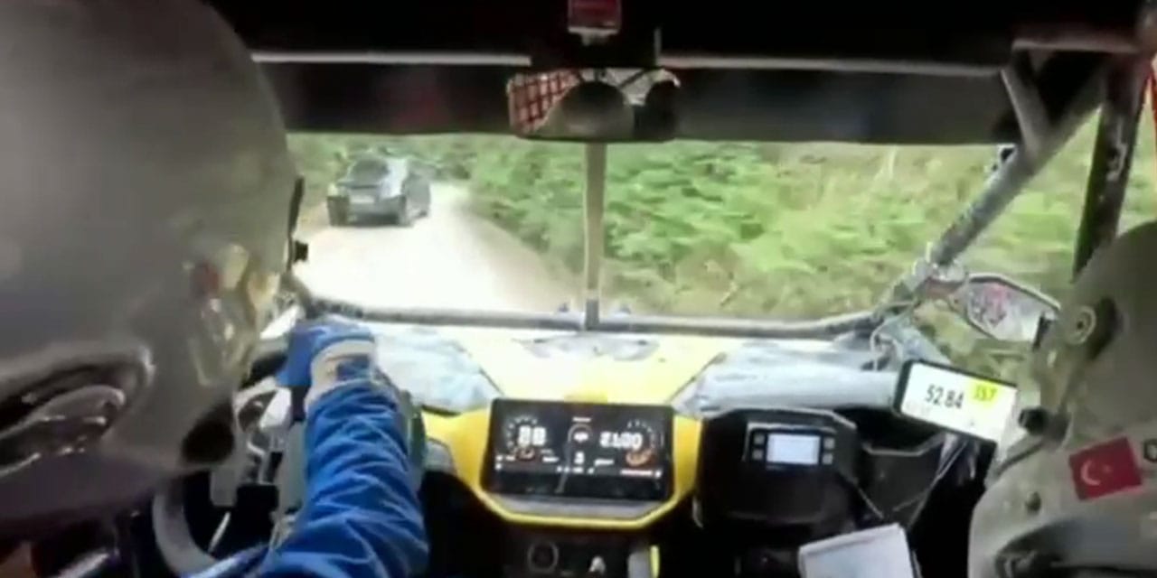 Bolu'daki rallide görülmemiş kaza