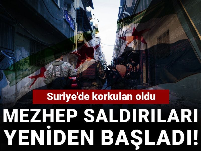 Suriye'de korkulan oldu: Mezhep saldırıları yeniden başladı!