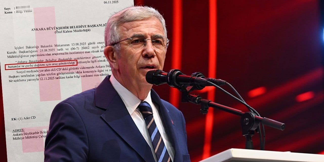 Sen misin gençlere çorba dağıtan: İşte Mansur Yavaş hakkındaki soruşturmanın belgesi