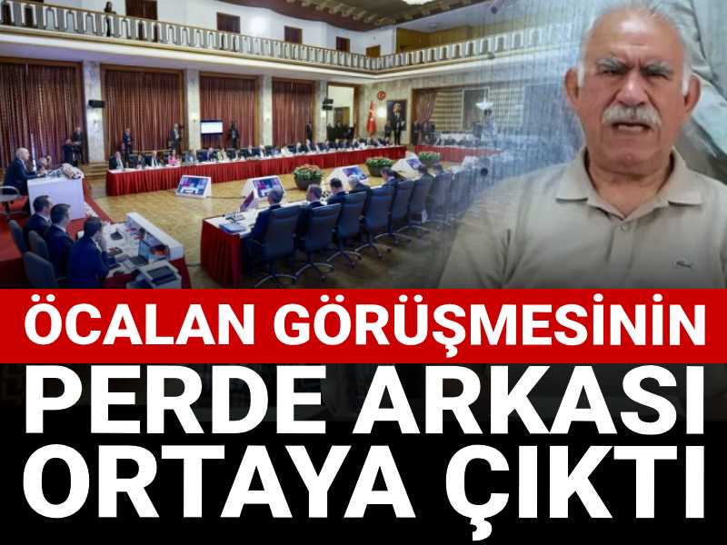 Öcalan görüşmesinin perde arkası ortaya çıktı: İktidar medyası yazdı