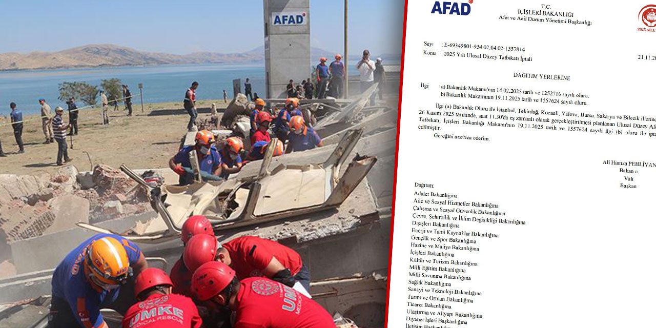 9 aydır hazırlık yapılıyordu apar topar iptal edildi! Nedeni ortaya çıktı