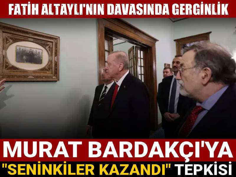 Fatih Altaylı'nın davasında gerginlik: Murat Bardakçı'ya "Seninkiler kazandı" tepkisi