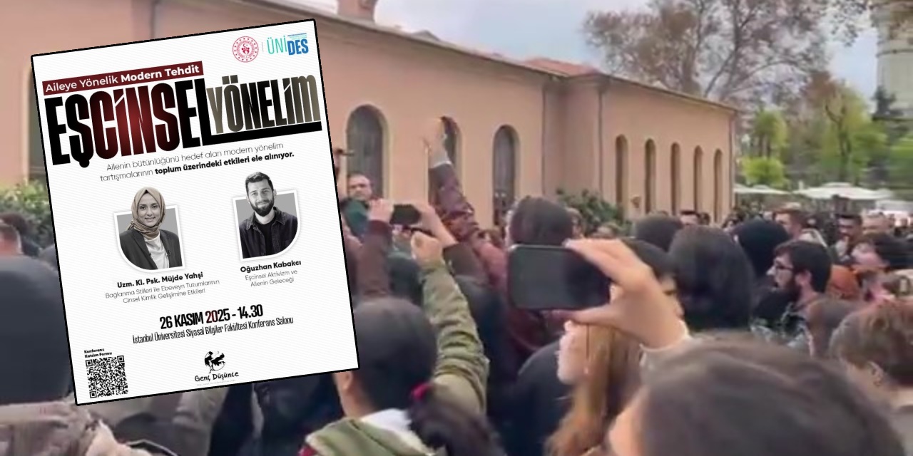 LGBTİ+ karşıtı etkinliğe üniversitelilerden tepki