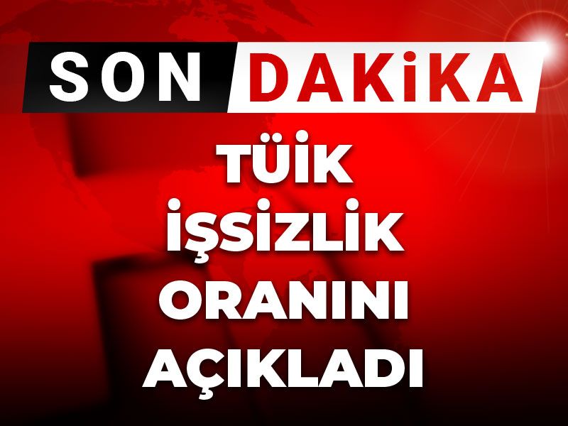 TÜİK ekim ayı işsizlik oranlarını açıkladı