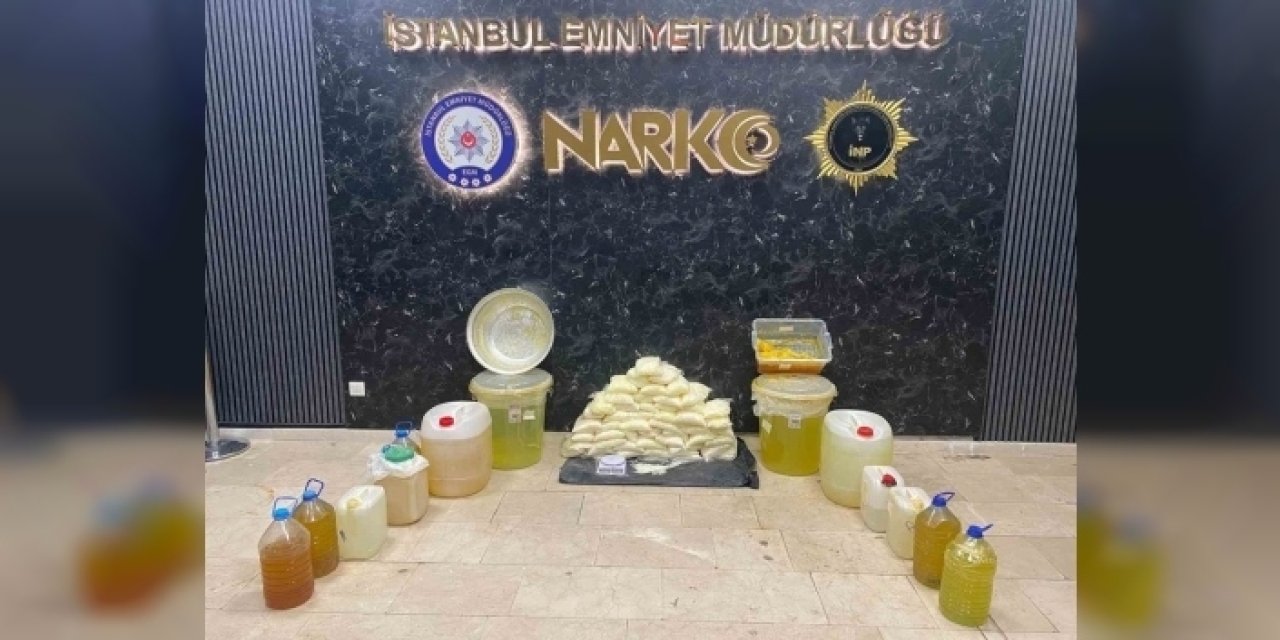 Esenyurt'ta narkotik operasyonu: 178 kilo uyuşturucu ele geçirildi