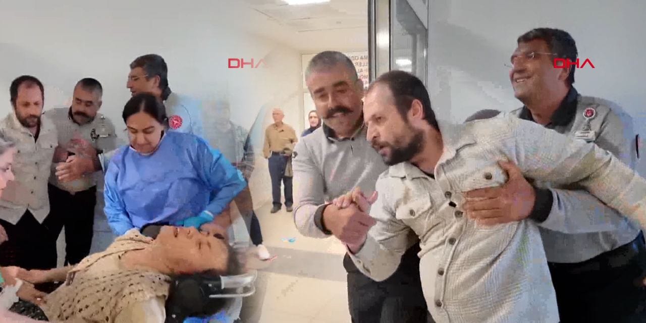 Role kendini kaptırınca bırakmadı! Tatbikatta hastane güvenliğinin zor anları