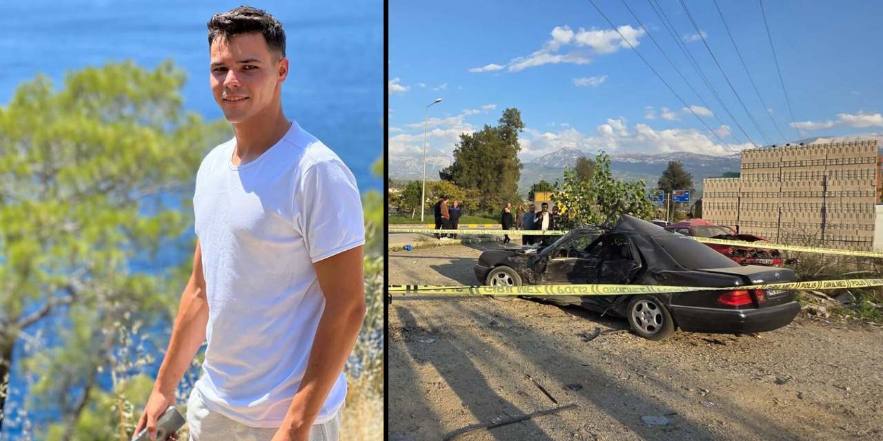 Park halindeki otomobile çarpan aracın sürücüsü öldü: Kaza kamerada