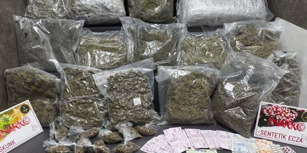Onlarca kilo uyuşturucu ele geçirilen operasyonda 4 şüpheli gözaltında