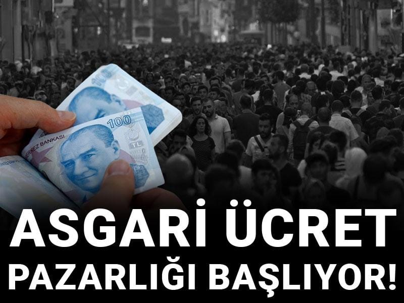 Asgari ücret pazarlığı başlıyor!