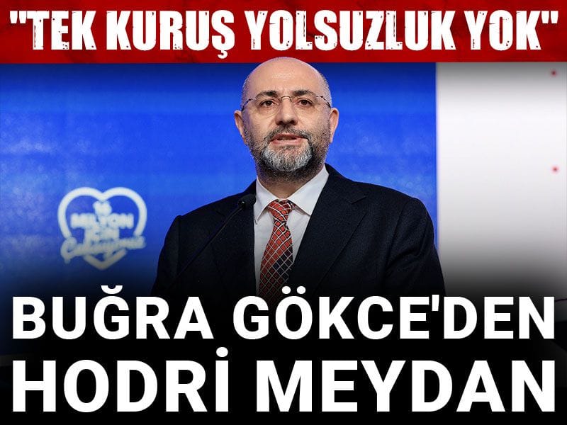 Buğra Gökce'den hodri meydan! "Tek kuruş yolsuzluk yok"