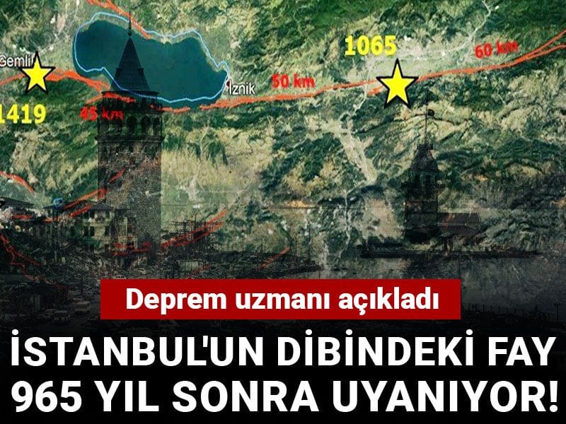 İstanbul'un dibindeki fay 965 yıl sonra uyanıyor! Deprem uzmanı açıkladı