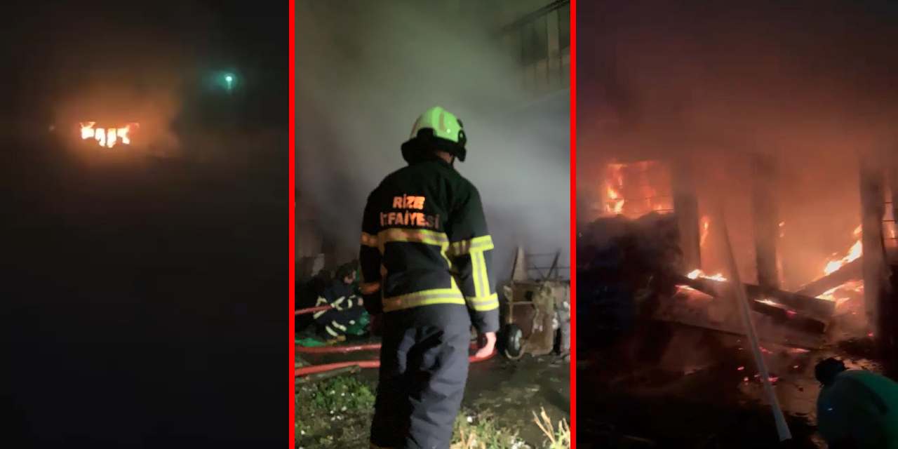 3 katlı binanın kömürlüğünde korkutan yangın! Kısa sürede yer yeri sardı