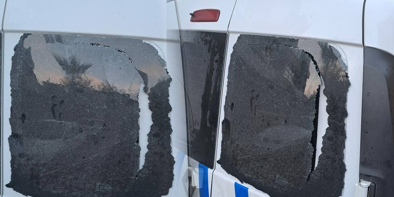 Polis aracına saldırdılar: 3 gözaltı