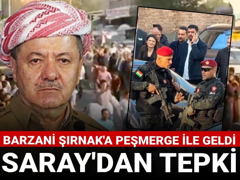 Saray'dan Barzani'nin uzun namlulu korumalarına tepki
