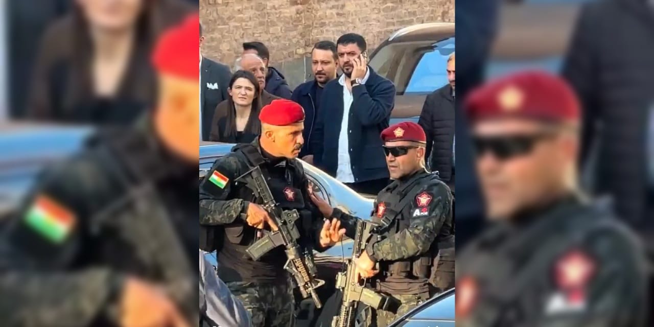 Saray'dan Barzani'nin uzun namlulu korumalarına tepki