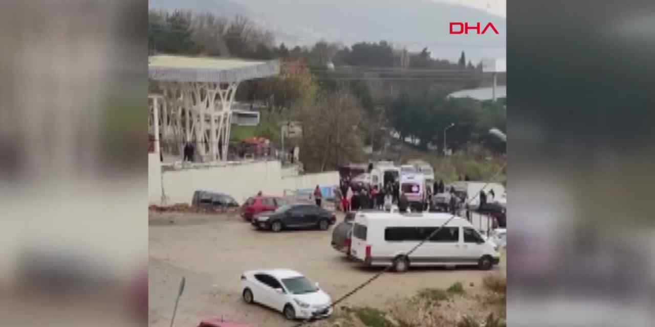 Pazar yerinde korkutan yangın! Alan boşaltıldı