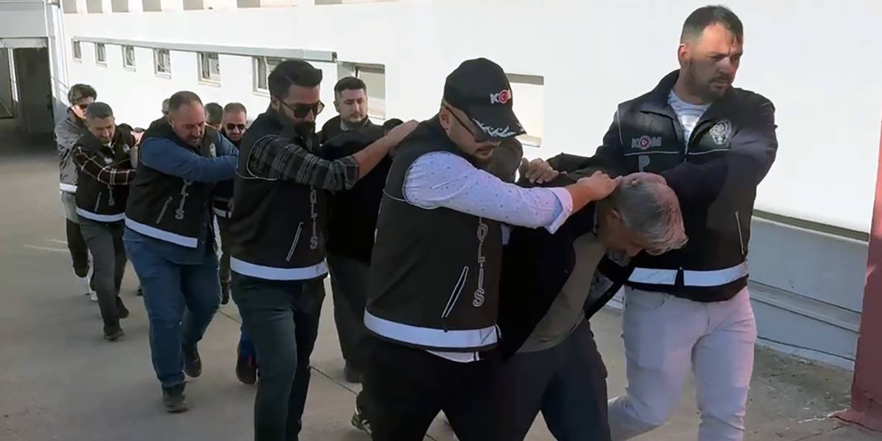 Çeteleri silahlandırıyorlardı: 13 şüpheli gözaltına alındı