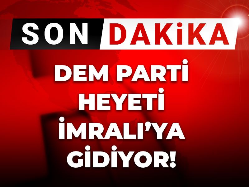 Son Dakika | DEM Parti heyeti İmralı'ya gitti