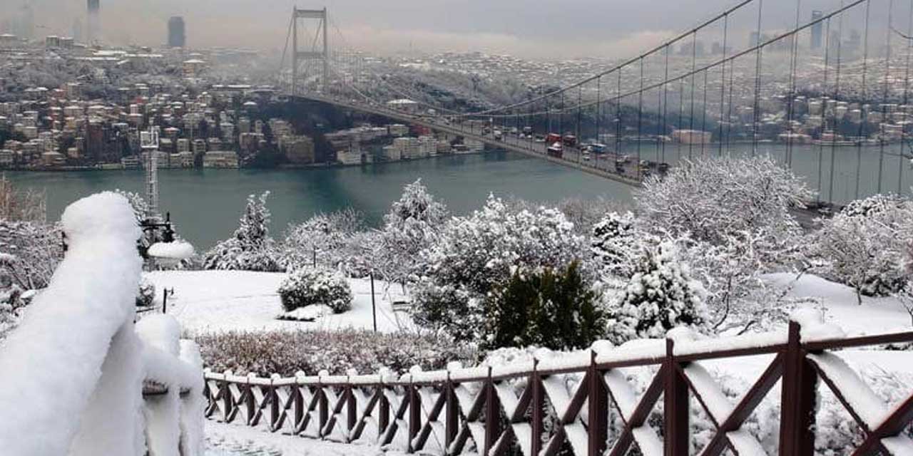 İstanbul için 'yoğun kar' uyarısı