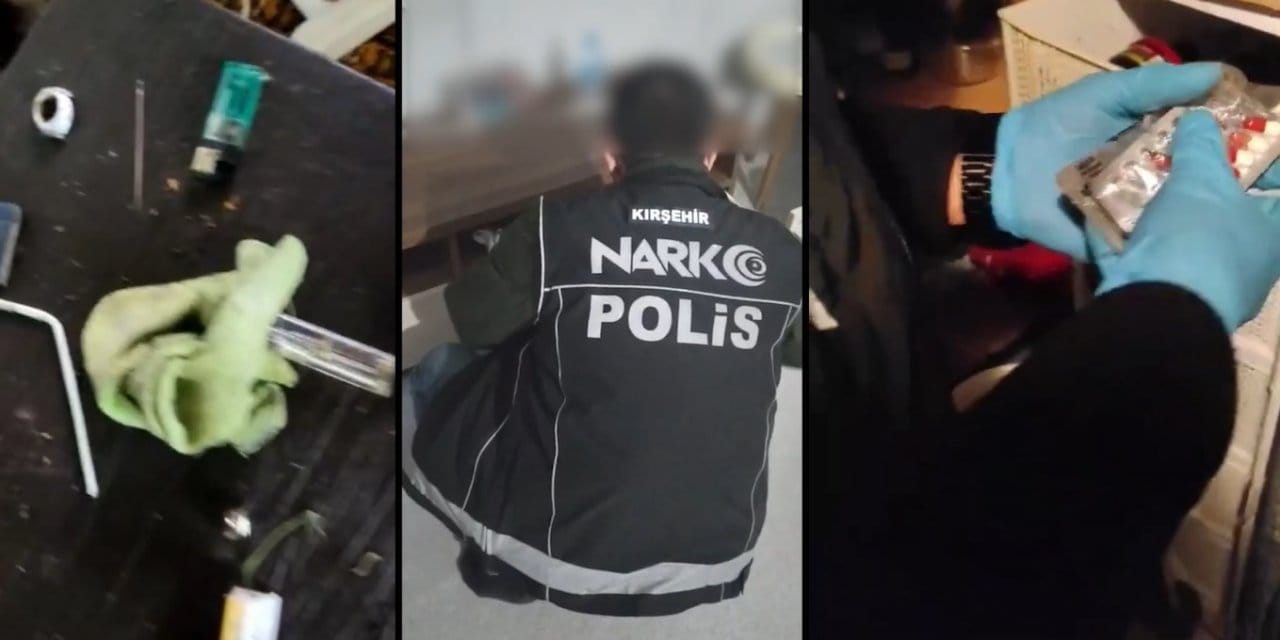 Kırşehir'de narkotik operasyonu: 9 gözaltı, 1 tutuklama