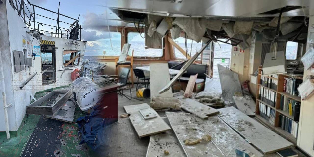 Karadeniz'de vurulan MIDVOLGA-2 tankeri Sinop'a sığındı