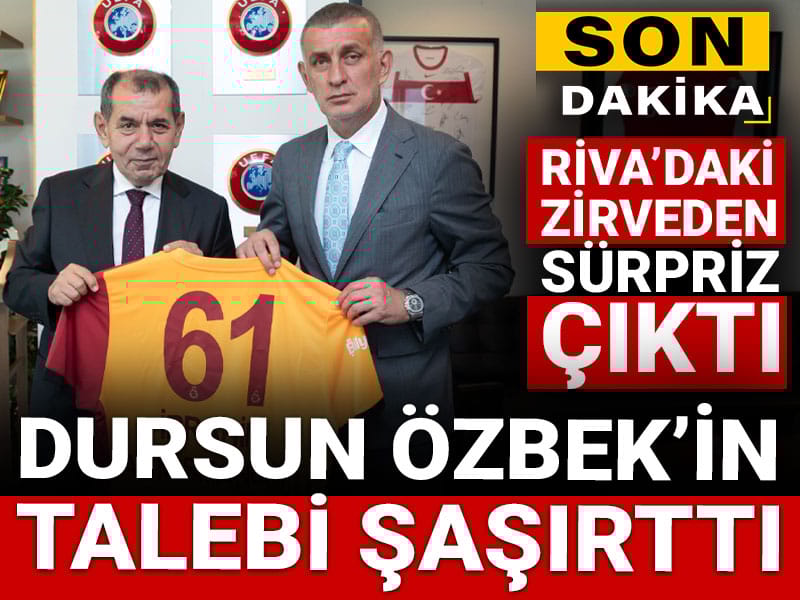 TFF'de kritik toplantı bitti: Dursun Özbek'in isteği Hacıosmanoğlu'nu şaşkına çevirdi