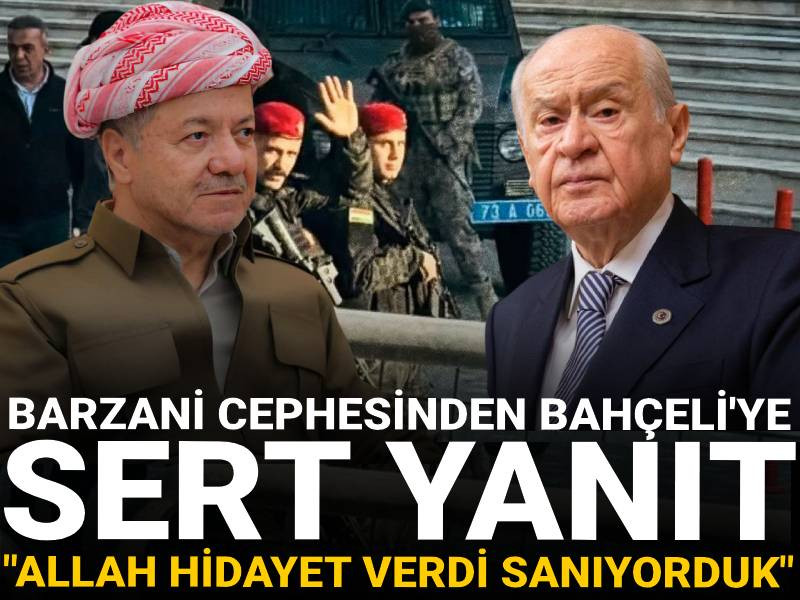 SON DAKİKA| Barzani'den Bahçeli'ye sert yanıt