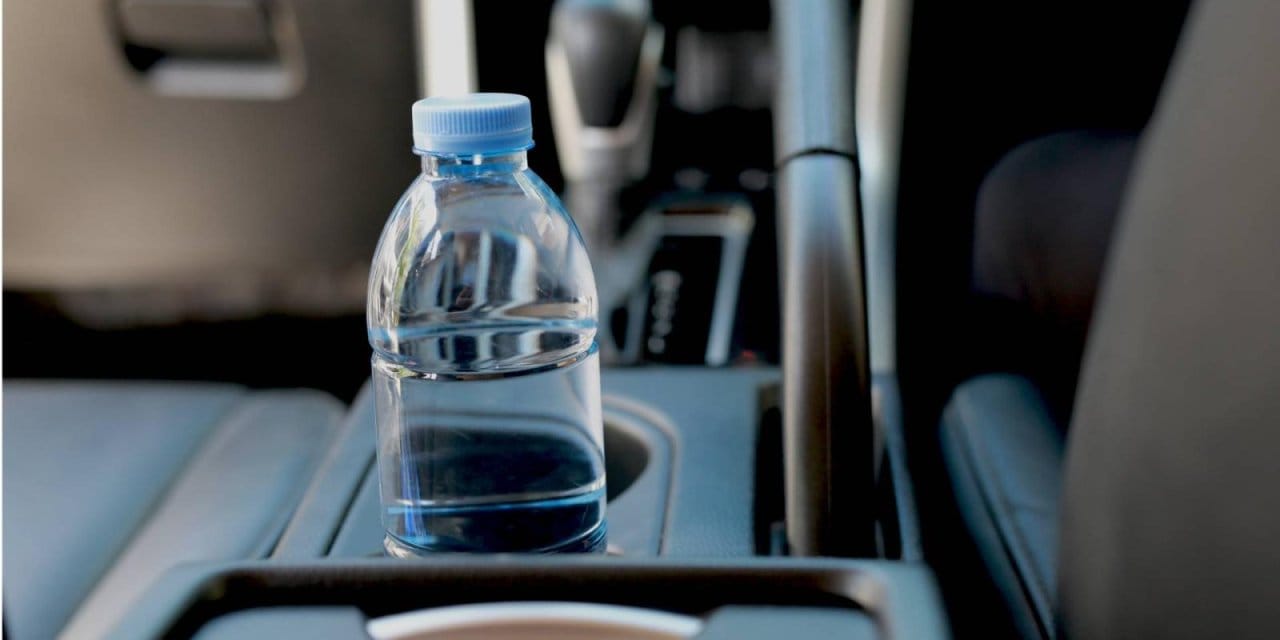 Arabadaki bir şişe su  dağ gibi faturaya neden oldu!