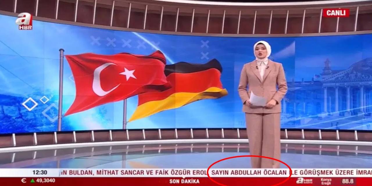 A Haber'de "Sayın Öcalan" skandalı! Tepkiler üzerine açıklama geldi