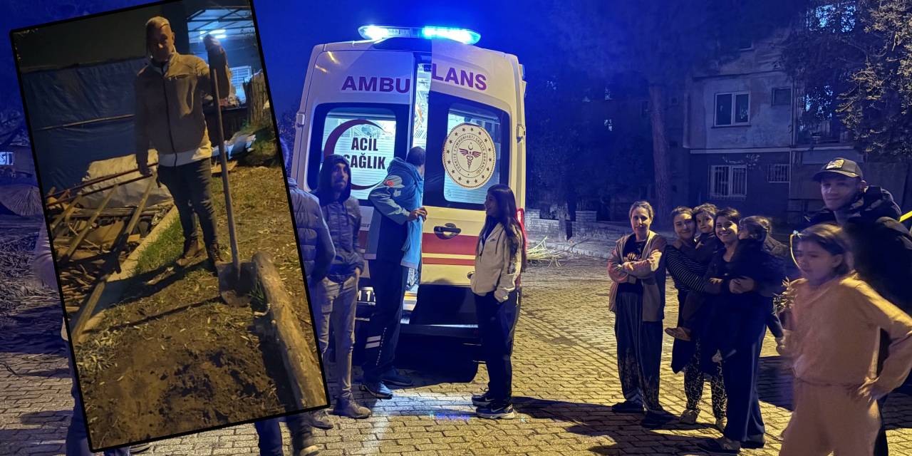 Elektrik akımına kapılan çocuğu komşusu kurtardı! Kürekle kazdığı çukura koydu