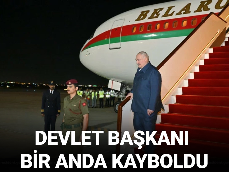 Devlet başkanı bir anda kayboldu
