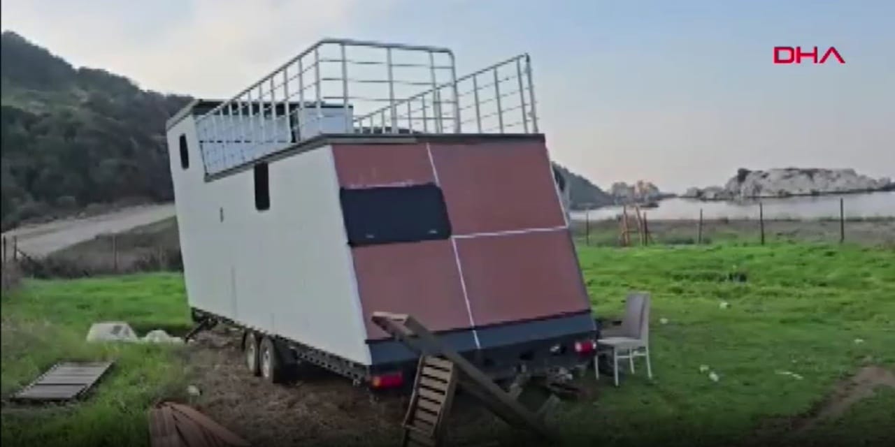 Tekerlekli Tiny House'u çalan şüpheli tutuklandı