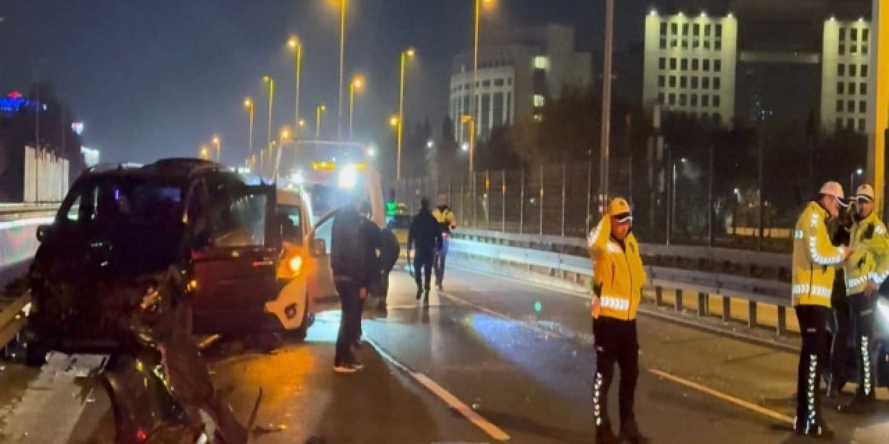 Şişli'de zincirleme kaza: 1'i ağır 2 yaralı