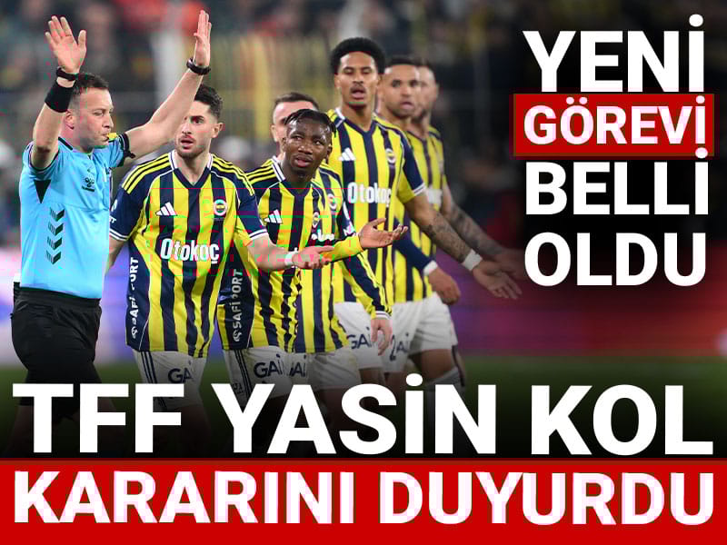 Son Dakika | TFF'den Galatasaray'ı çıldırtan Yasin Kol kararı