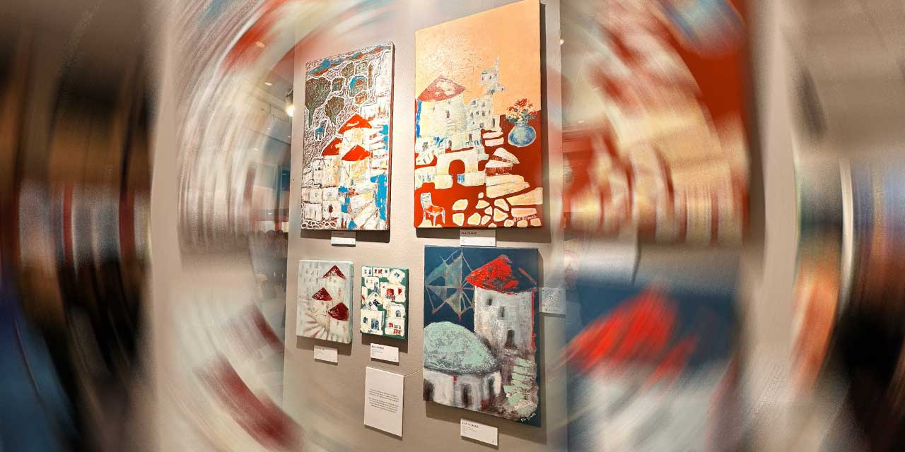 Ela Yılmaz'ın deniz yolculuğu tuvale yansıdı