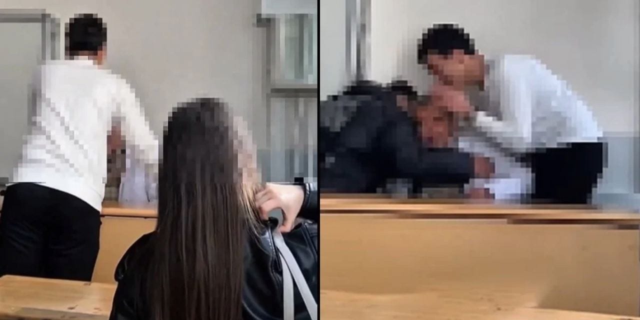 Öğrencilerin alay ettiği öğretmene anlamlı destek