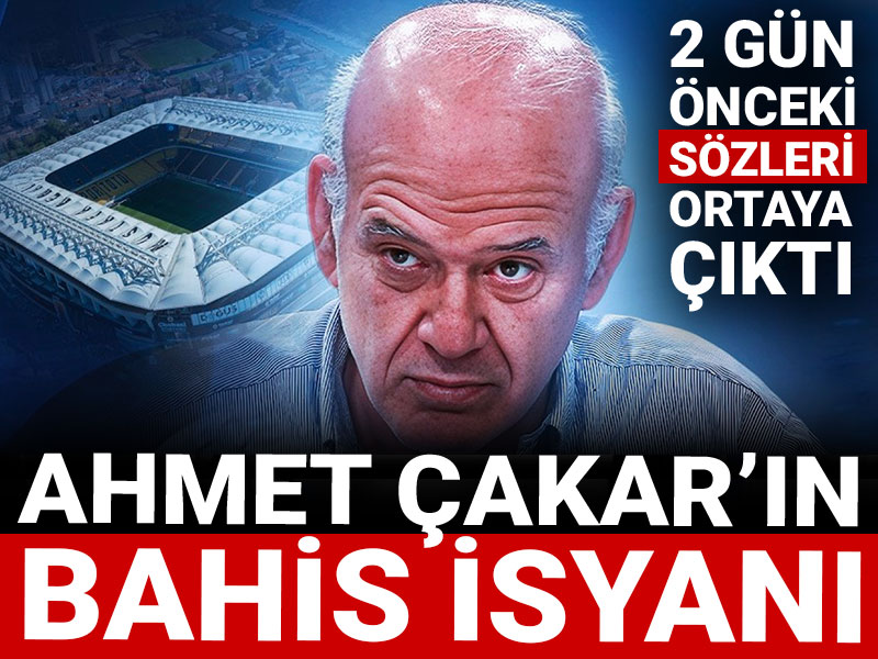 Ahmet Çakar 2 gün önce isyan etmişti: Derbide kırmızı kart bahsi neden açılmadı