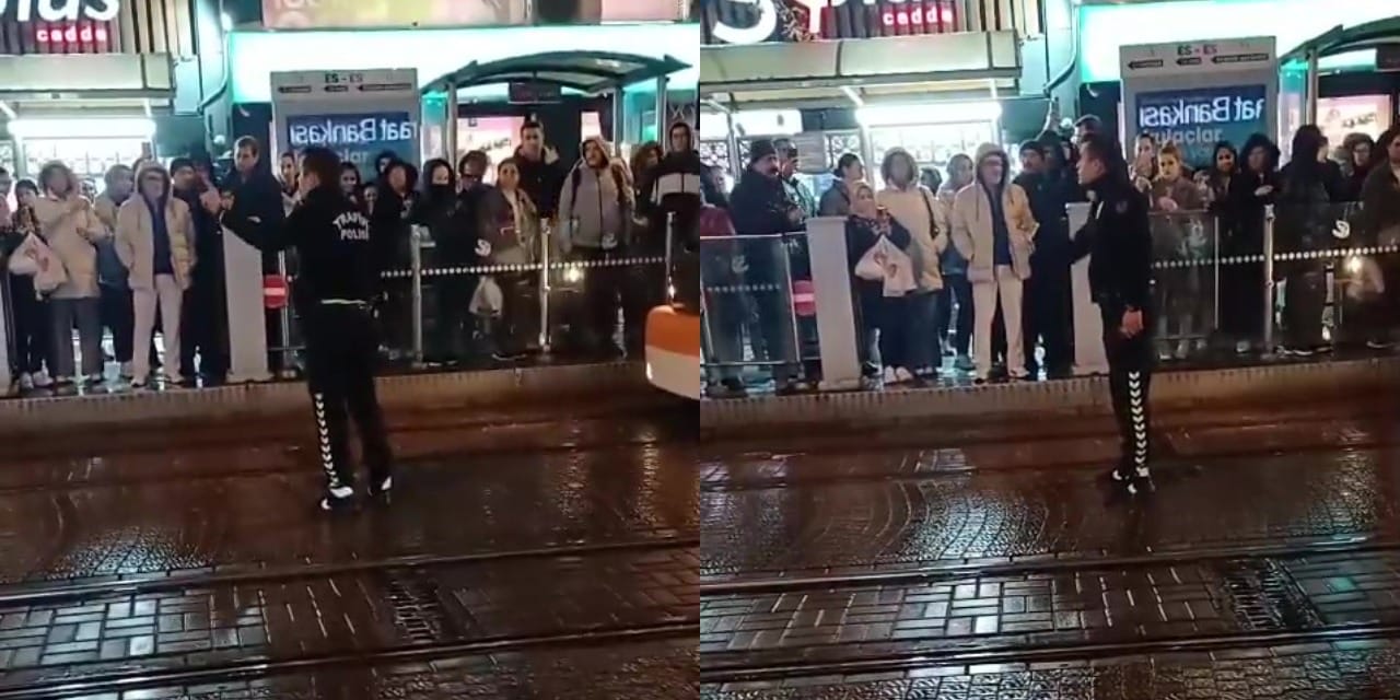 Sürece tepki gösteren polis memuru hakkında inceleme başlatıldı