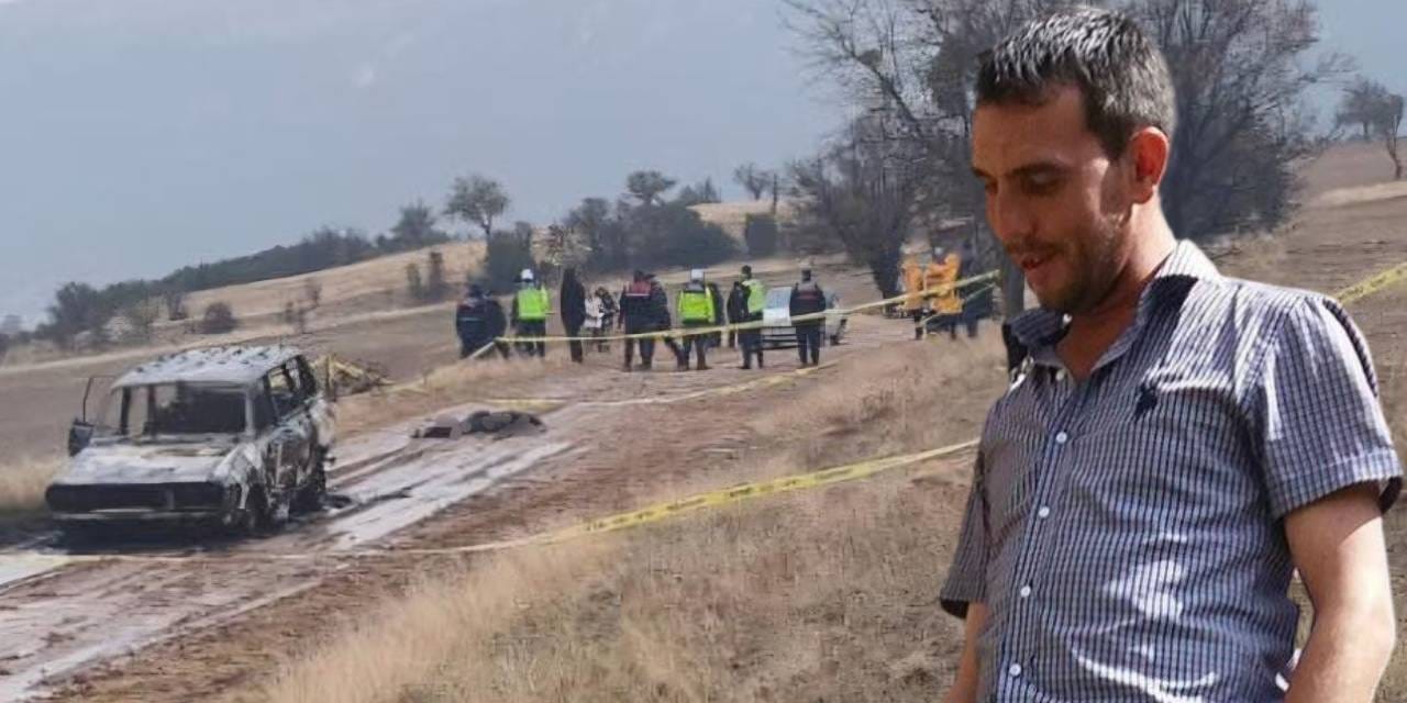 Isparta'da vahşet! Yanan otomobilin yanında başsız erkek cesedi bulundu