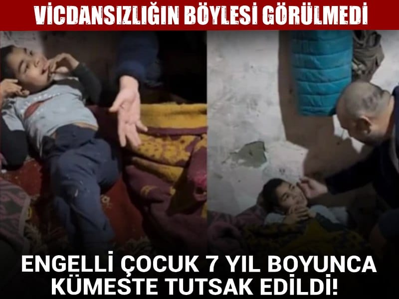 Engelli çocuk 7 yıl boyunca güvercin kümesinde tutsak edildi! Vicdansızlığın böylesi görülmedi