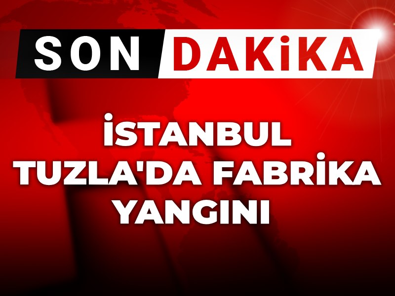 Son Dakika | İstanbul Tuzla'da fabrika yangını