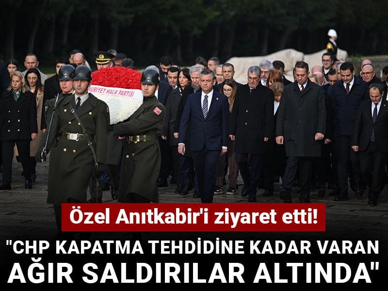 Özgür Özel, yeni PM ile Anıtkabir’i ziyaret etti