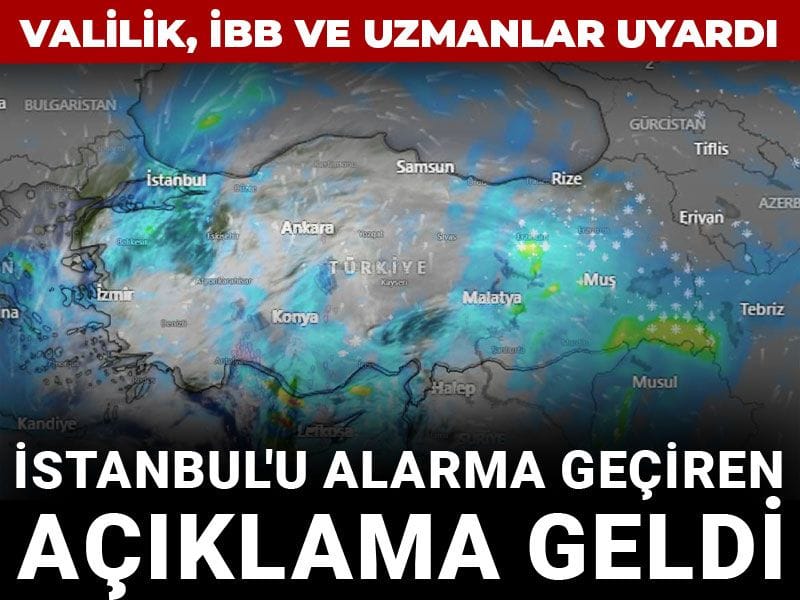 İstanbul'u alarma geçiren açıklama geldi: Valilik, uzmanlar ve İBB de uyardı