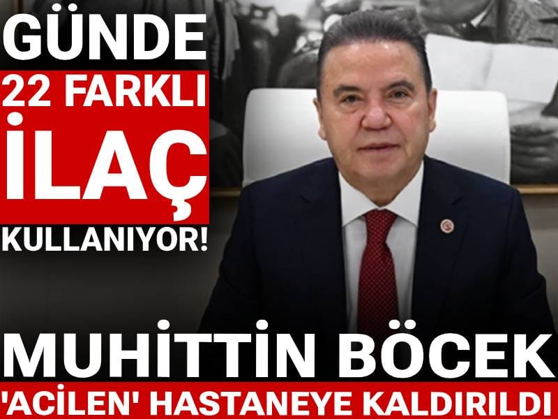 Son Dakika | Muhittin Böcek 'acilen' hastaneye kaldırıldı