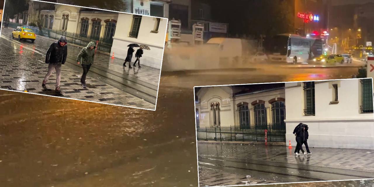 Meteoroloji ve Valilik uyarmıştı: İstanbul'da şiddetli yağış etkili oldu!