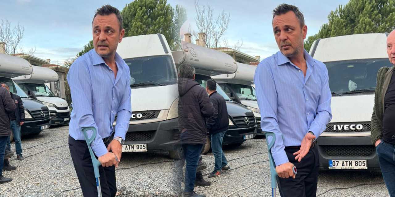 Merdivenlerden düşen ünlü oyuncunun dizi parçalandı!