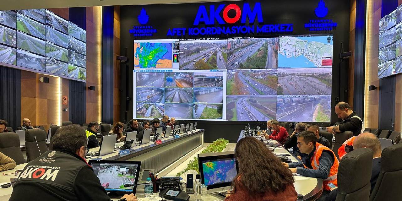 Aşırı yağışlar için AKOM'da kriz masası kuruldu
